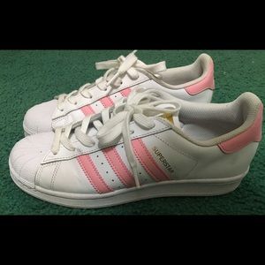 Adidas Pink Superstar Sneakers